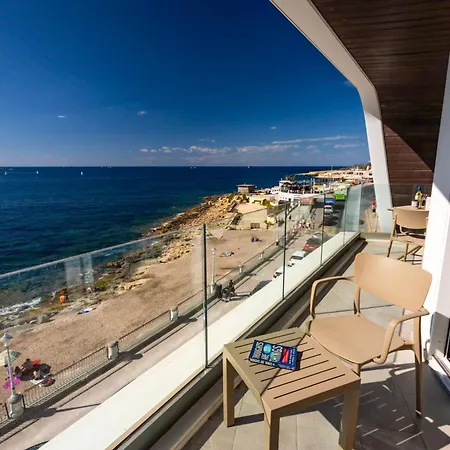 דירה Luxury Seafront, Bugibba סיינט פול ביי